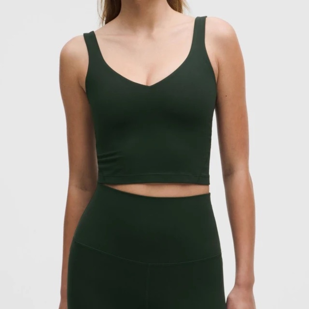Women's Lululemon Dark Green Align Bra